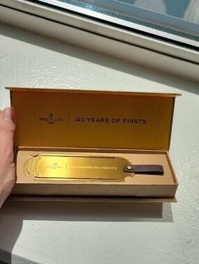 Breitling Metal Bookmark
